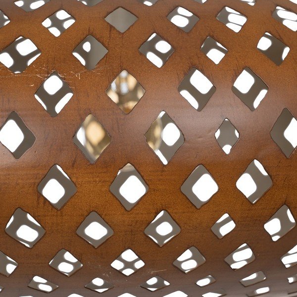 Висящо осветително тяло в златист цвят с метален абажур ø 56 cm – Ixia-image-3