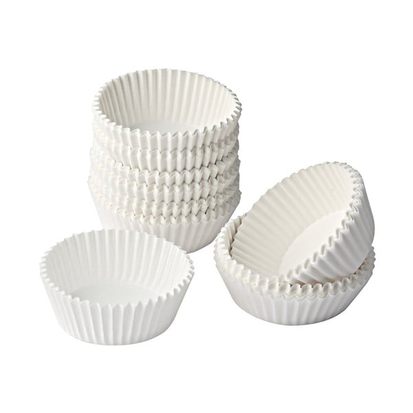 Комплект от 200 бели хартиени чаши за мъфини, ø 5 см - Zenker