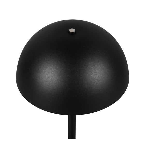 Матово черно LED настолна лампа с метален абажур (височина 21 cm) Munoz – Trio-image-3