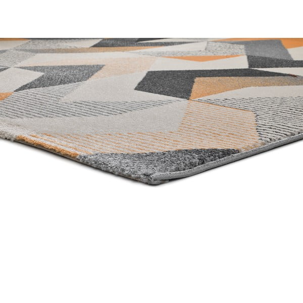 Оранжев и сив килим Гладис Абстракт, 80 x 150 cm - Universal-image-2