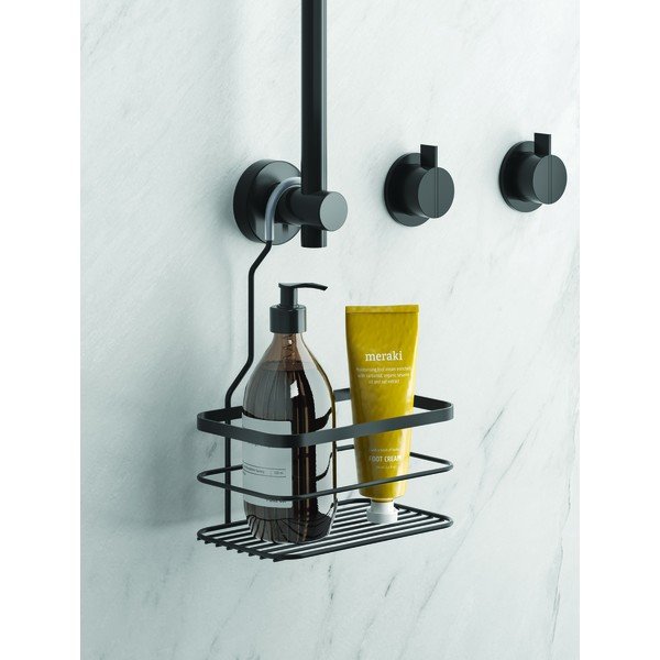 Черен висящ рафт за баня Origin - Metaltex-image-1