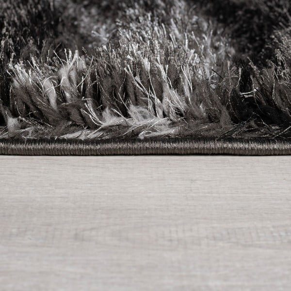 Черно-сив ръчно изработен килим от рециклирани влакна 160x230 cm Velvet – Flair Rugs-image-4