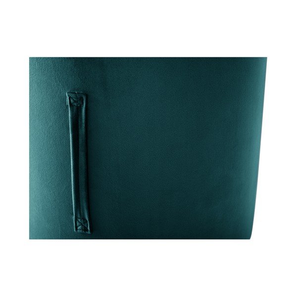 Петролено синя табуретка  , ⌀ 40 cm Fiore - Mazzini Sofas-image-3