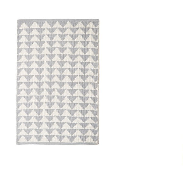 Šedý koberec TJ Serra Triangle, 60 x 90 cm