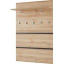 Панел за закачалки с декор от бук в естествен цвят Lissabon - Germania