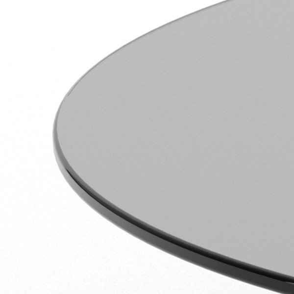 Сива стъклена кръгла масичка за кафе ø 80 cm Samos – Actona-image-4