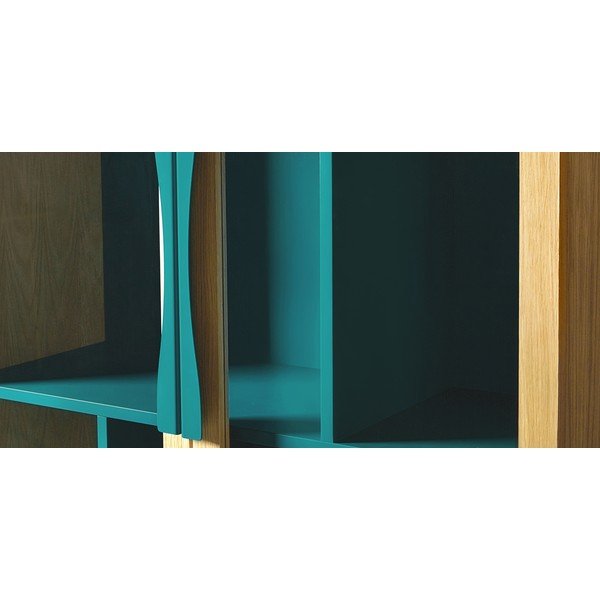 Тюркоазено синя витрина Avon - Woodman-image-1