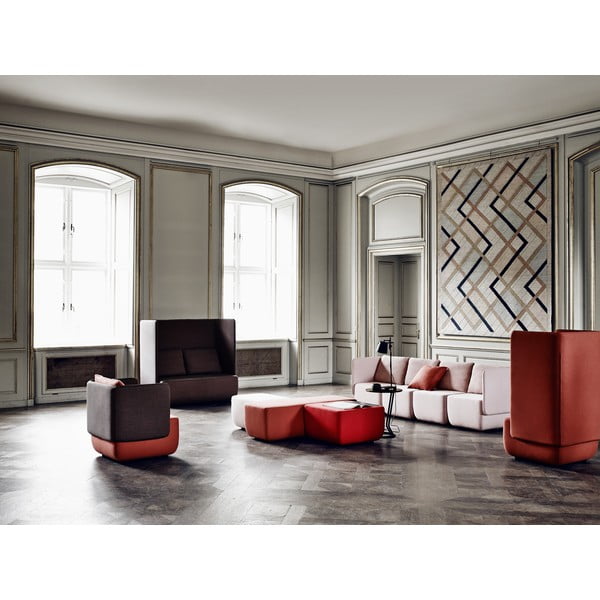 Лайм зелено кресло ниско Opera - Softline-image-1