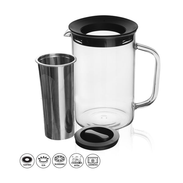 Стъклен чайник 1,6 л Rachel - Orion-image-3