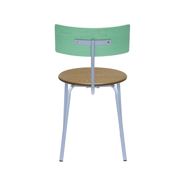 Трапезни столове в комплект от 4 бр. в зелен и естествен цвят Koi – Hübsch-image-2