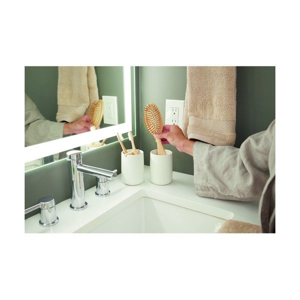 Бяла керамична чаша за четка за зъби Vanity Eco Vanity - iDesign-image-2