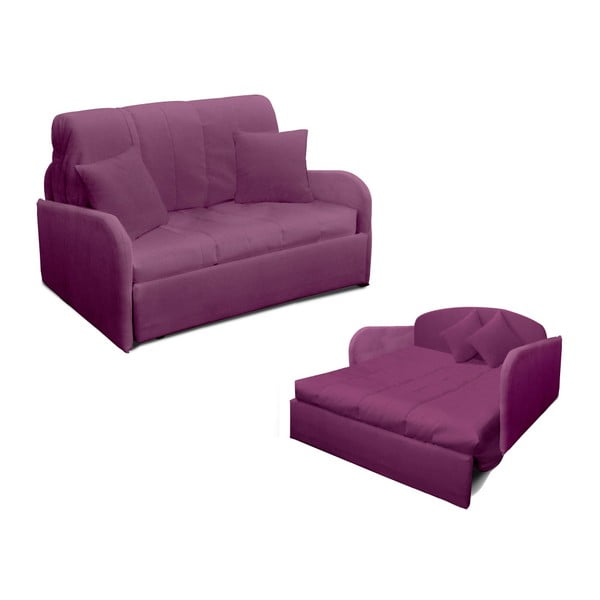 Fialová dvoumístná rozkládací pohovka 13Casa Paul-image-2