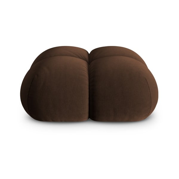 Тъмнокафява кадифена табуретка Loretto – Cosmopolitan Design