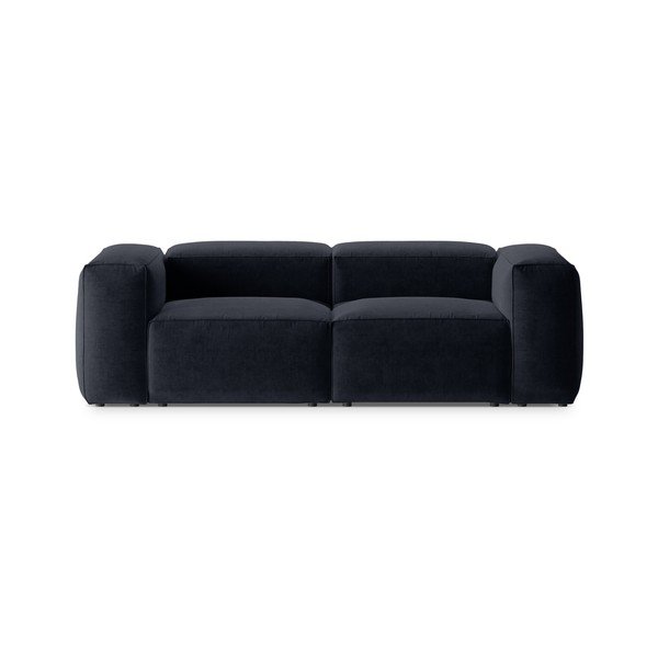 Тъмносин диван 224 cm Bergamo – Cosmopolitan Design