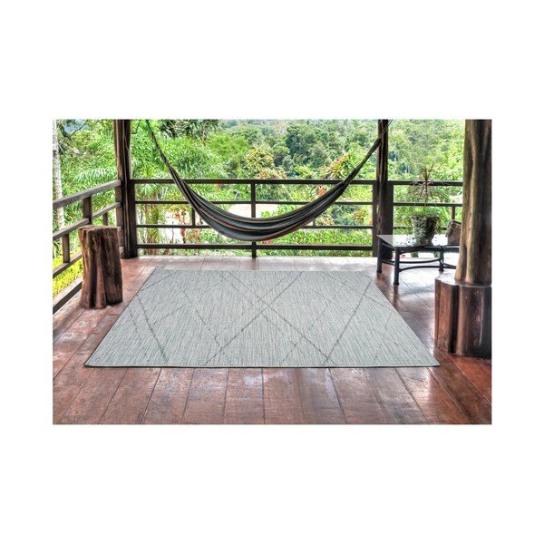 Синьо-сив килим за открито Cassita, 77 x 150 cm Weave - Universal-image-2