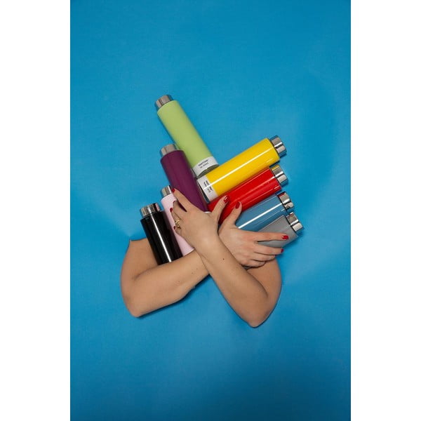 Жълта бутилка за пътуване тританова бутилка  500 ml Yellow 012 – Pantone-image-2