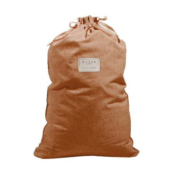 Чанта за пране от плат със смес от лен Чанта Terracota, височина 75 cm - Really Nice Things