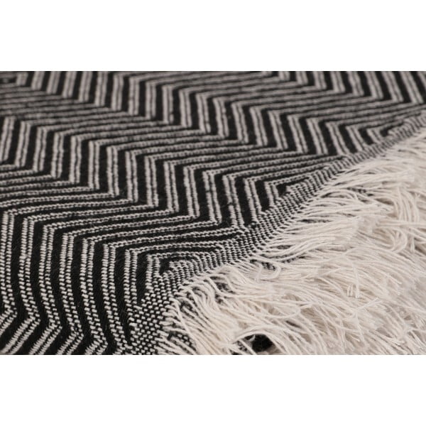 Черно/бежово покривало за легло 170x210 cm Etnik – Mijolnir-image-2