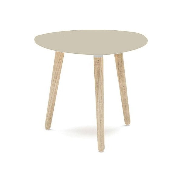 Krémový  příruční stolek MEME Design Nord Petalo