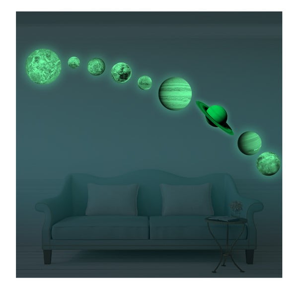 Комплект от 9 стикера за Слънчевата система - Ambiance-image-1