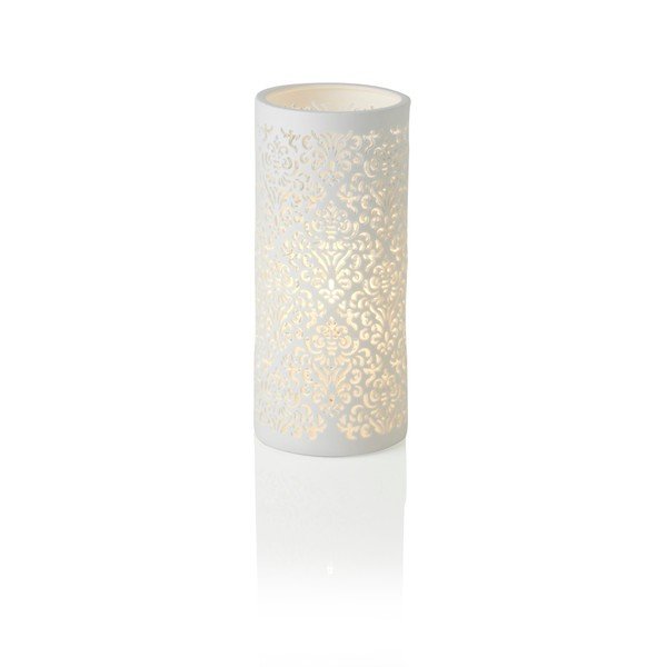 Porcelánová stolní lampa Brandani Jacquard, výška 28 cm-image-1