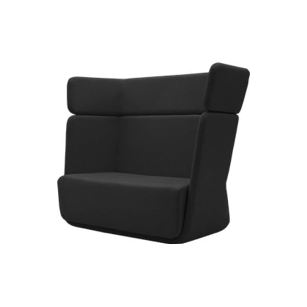 Черен фотьойл Basket Vision Black Grey - Softline