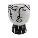 Черно-бяла порцеланова ваза Pot Face - Mauro Ferretti