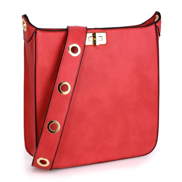 Červená kabelka L&S Bags Duna