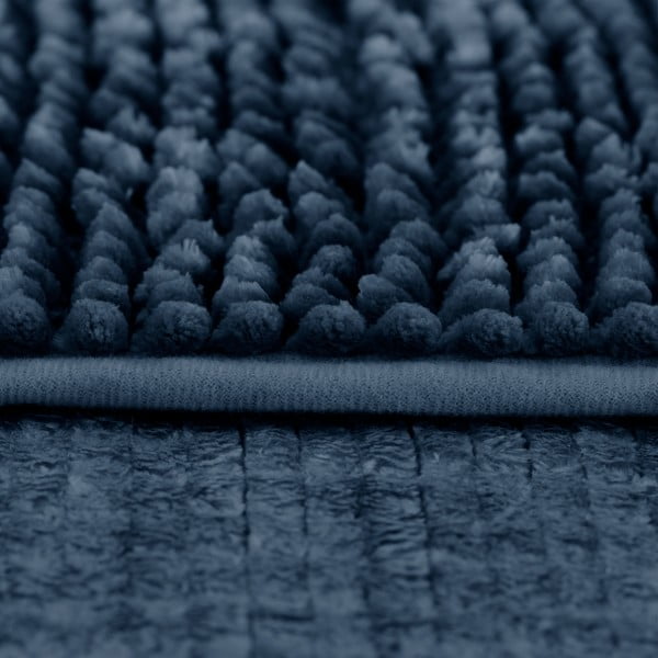 Тъмносин килим за баня 60x90 cm Bati – Restilo-image-3