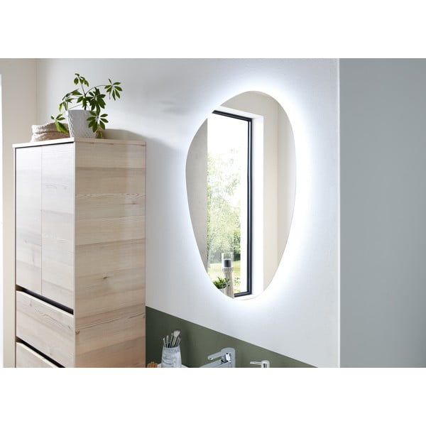 Стенно огледало със светлина 55x72 cm Quickset 393 – Pelipal-image-1