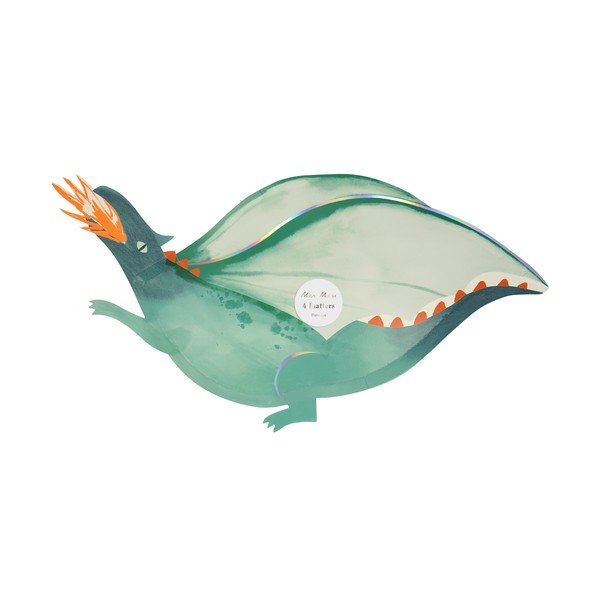 Хартиени чинийки за еднократна употреба в комплект 4 бр. Dragon – Meri Meri-image-1