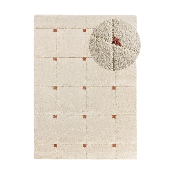 Килим в тухлен и кремав цвят 160x230 cm Brenda – Universal
