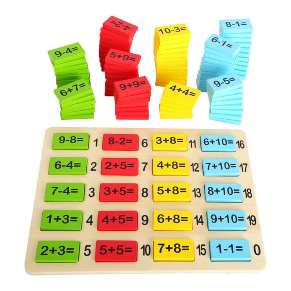 Детско дървено учебно помагало за математика Number Fun - Legler