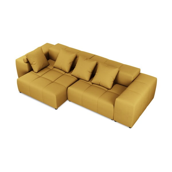 Жълт ъглов диван (променлива) Rome - Cosmopolitan Design-image-3