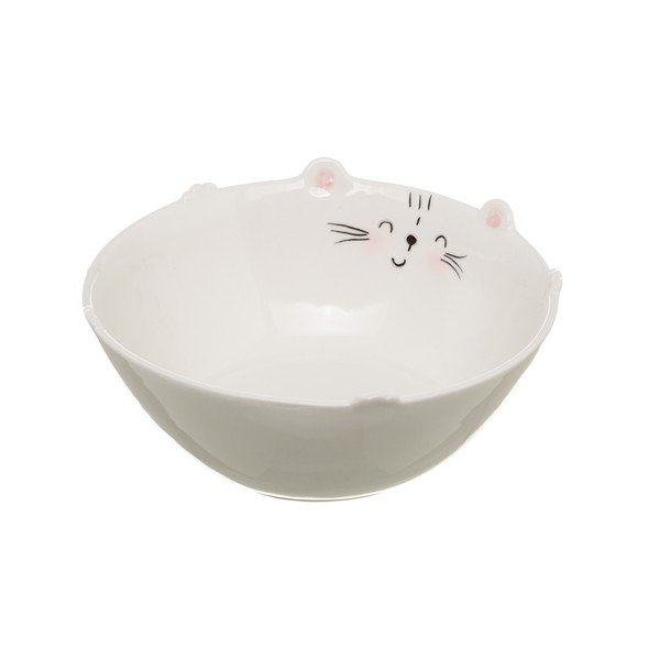 Бяла порцеланова купа Unimasa , ⌀ 16,1 cm Kitty - Casa Selección