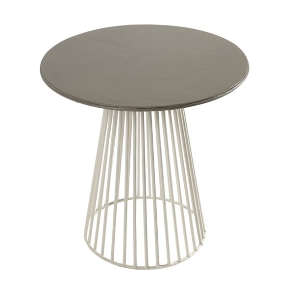 Šedý odkláfací stolek Serax Bistrot Garbo, ⌀ 60 cm