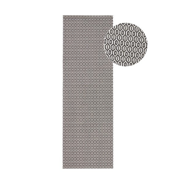 Черно-бял мокет на открито , 80 x 200 cm Coin - NORTHRUGS