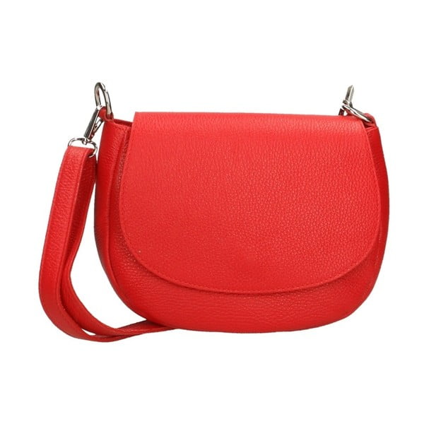 Червена кожена чанта Guendalina - Roberto Buono