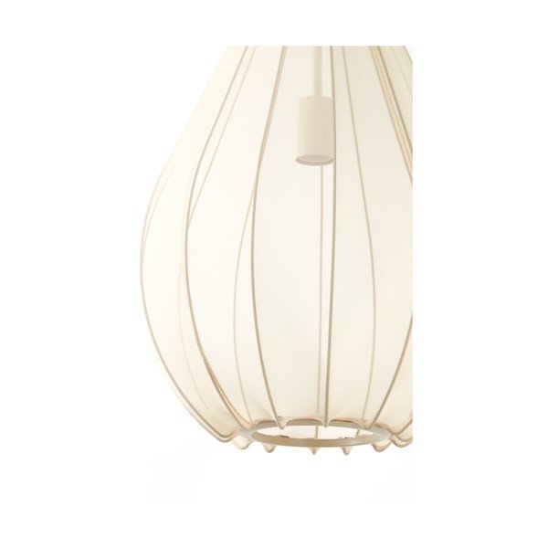 Бежово висящо осветително тяло с текстилен абажур ø 38 cm Itela – Light & Living-image-2