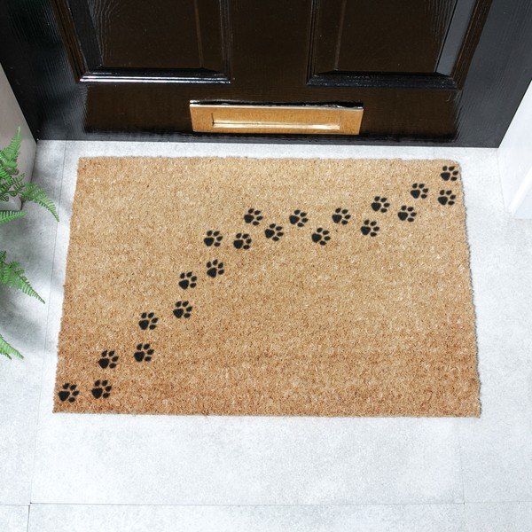 Изтривалка от кокосови влакна 40x60 cm Paw Prints – Artsy Doormats-image-4