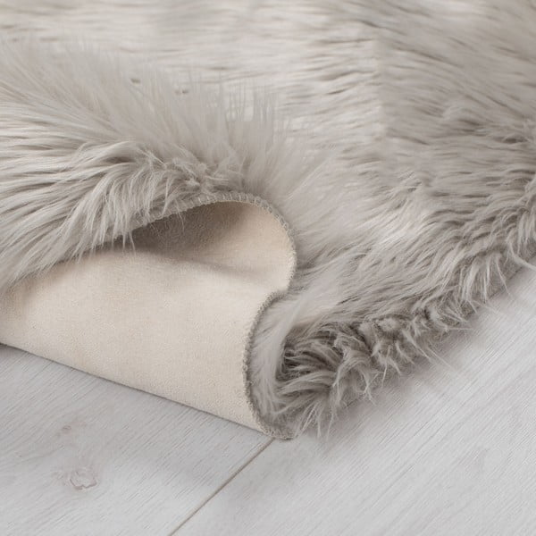 Сив килим , ⌀ 120 cm Sheepskin - Flair Rugs-image-2