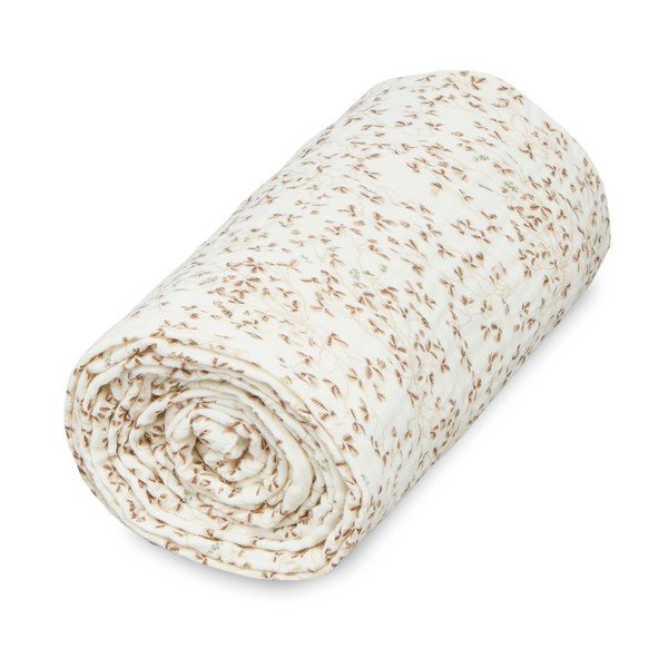 Кремаво бебешко одеяло от органичен памук 100x100 cm Lierre – Cam Cam Copenhagen