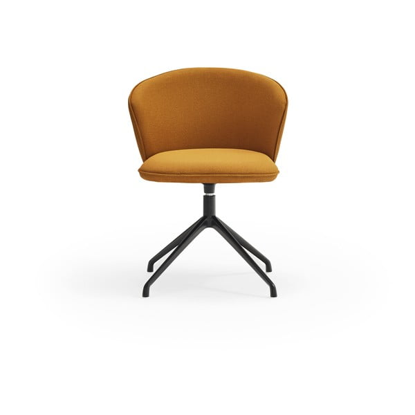 Тапицирани трапезни столове в комплект 2 бр. в цвят горчица Add – Teulat-image-1