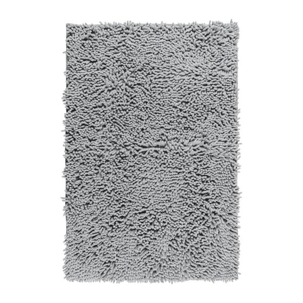 Светлосив килим за баня от шенил, 80 x 50 cm - Wenko