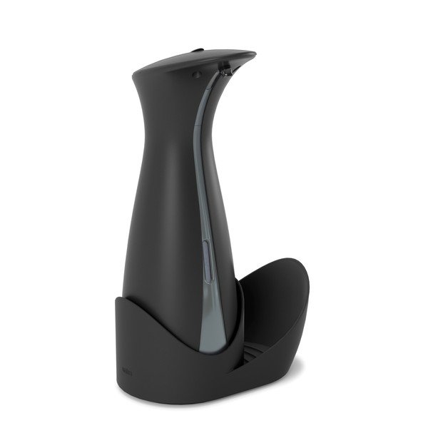 Безконтактен пластмасов дозатор за сапун в черен цвят 250 ml Otto - Umbra