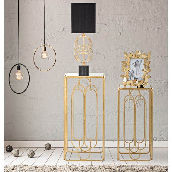 Черна настолна лампа , височина 65 cm Circly - Mauro Ferretti-image-1