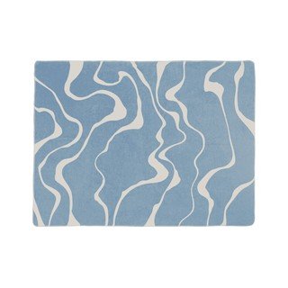 Синьо /кремаво одеяло 150x200 cm Felu – noo.ma