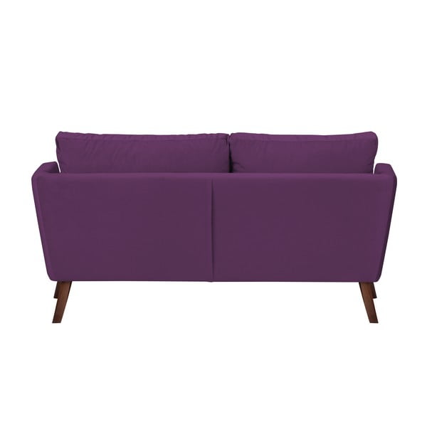 Тъмнолилав триместен диван Елена, с шезлонг в десния ъгъл - Mazzini Sofas-image-4