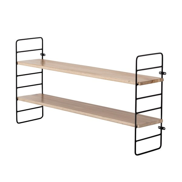 Двуетажен рафт от масивна дървесина Pavlovnia North - Bloomingville-image-1