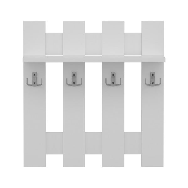 Бяла стенна закачалка Utica - Kalune Design